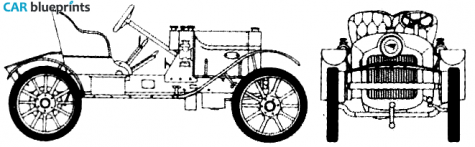 1908 Other Sizare Naudin OW blueprint