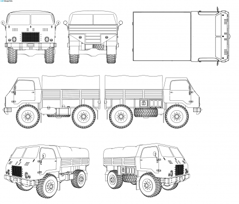 Other TAM-110 Military Vehicle Truck blueprint