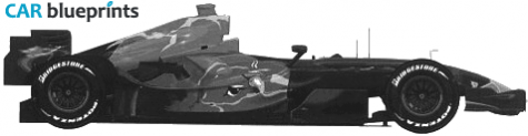 2007 Other Toro Rosso Ferrari STR02 F1 GP OW blueprint