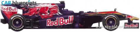 2010 Other Toro-Rosso - Ferrari STR05 F1 GP OW blueprint