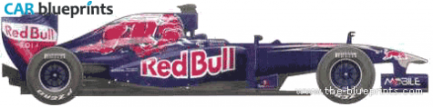 2011 Other Toro-Rosso - Ferrari STR06 F1 GP OW blueprint