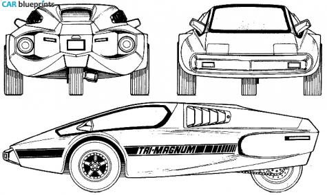 Other Trimagnum Honda Goldwing 1500 Coupe blueprint