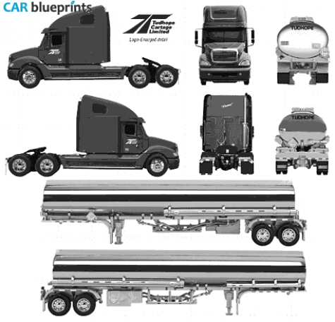 Other Frightliner Columbia Truck blueprint
