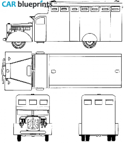 Other Wilton Fijenoord Armoured Transportation Truck blueprint