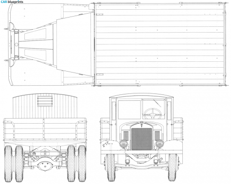 1936 Other YAG-6 Truck blueprint