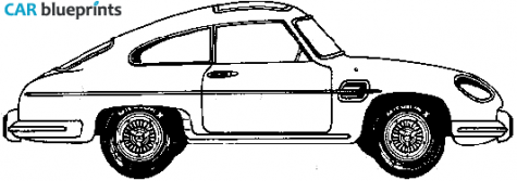 1959 Panhard HBR 5 Coupe blueprint