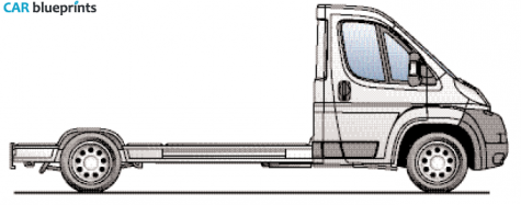 1999 Peugeot Boxer L3 Platform Truck blueprint