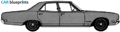1970 Plymouth Belvedere Sedan blueprint