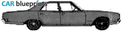 1970 Plymouth Belvedere Sedan blueprint