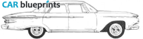 1961 Plymouth Belvedere Sedan blueprint