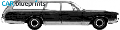 1970 Plymouth Fury Custom Suburban Wagon blueprint