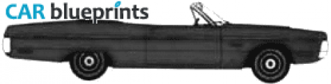 1970 Plymouth Fury III Convertible Cabriolet blueprint