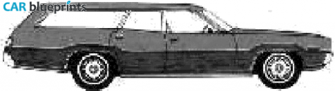 1972 Plymouth Satellite Custom Wagon blueprint