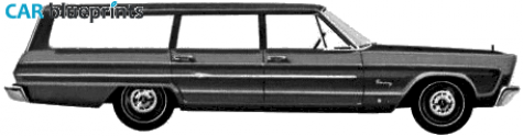 1965 Plymouth Savoy Station Wagon blueprint