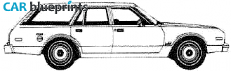 1979 Plymouth Volare Station Wagon blueprint