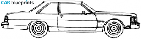 1978 Pontiac Bonneville Coupe blueprint