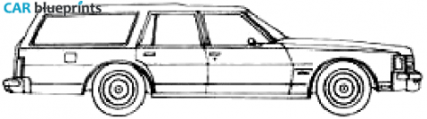 1978 Pontiac Catalina Safari Wagon blueprint