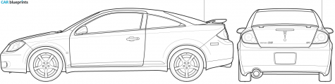 2007 Pontiac G5 Coupe blueprint