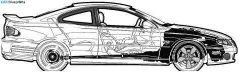 2004 Pontiac GTO Coupe blueprint