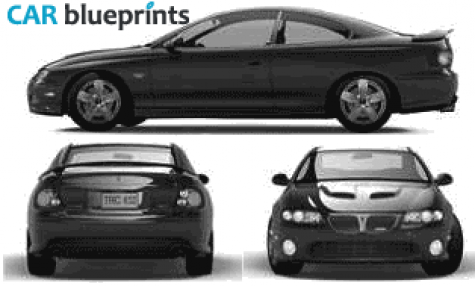 2005 Pontiac GTO Coupe blueprint