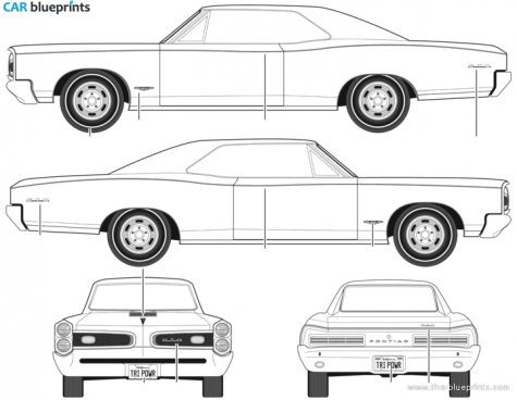 1966 Pontiac GTO Coupe blueprint