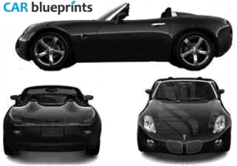 2006 Pontiac Solstice Cabriolet blueprint