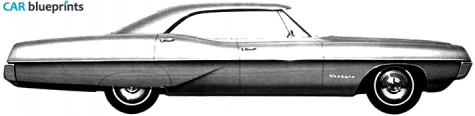 1967 Pontiac Ventura Hardtop Sedan blueprint