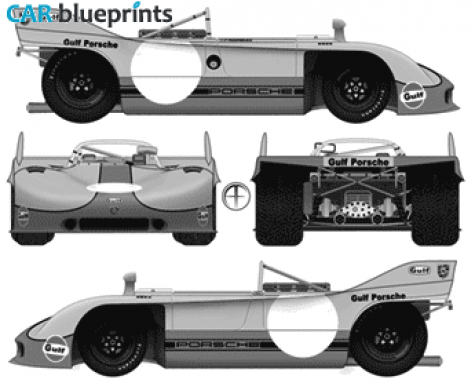 1971 Porsche 908 Kurzheck Roadster blueprint