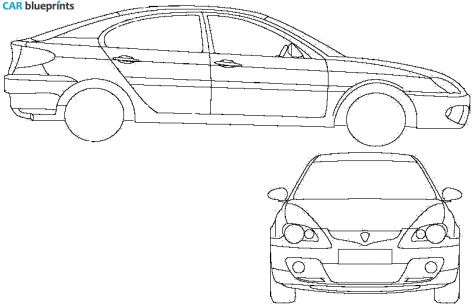 2007 Proton Gen-2 Hatchback blueprint