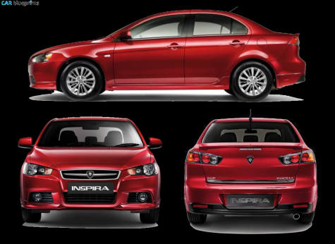 2011 Proton Inspira Sedan blueprint