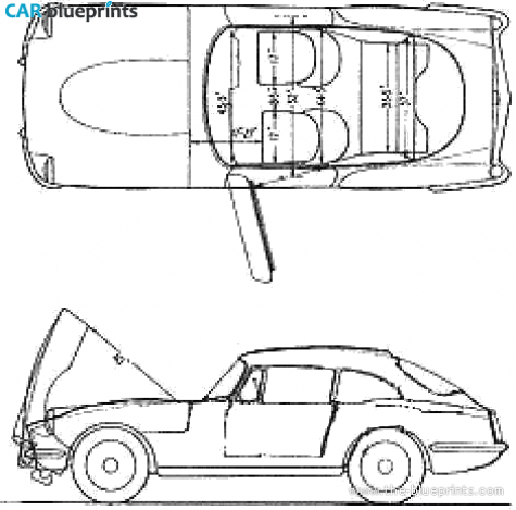 1964 Reliant Sabre Six GT Coupe blueprint