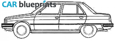 1987 Renault AMC Alliance Sedan blueprint