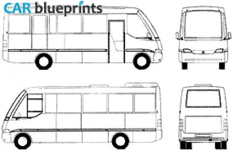 1960 Renault FN 60E7 Bus blueprint