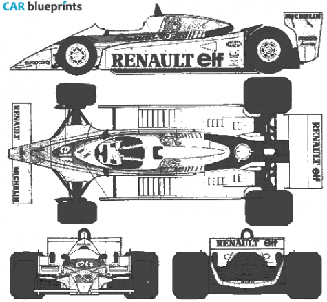 2000 Renault 20 Turbo OW blueprint