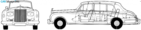 1981 Rolls-Royce Phantom VI Limousine blueprint