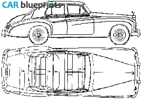 1955 Rolls-Royce Siver Cloud Sedan blueprint