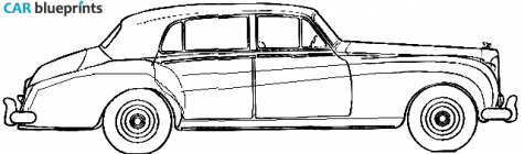 1955 Rolls-Royce Silver Cloud LWB Sedan blueprint