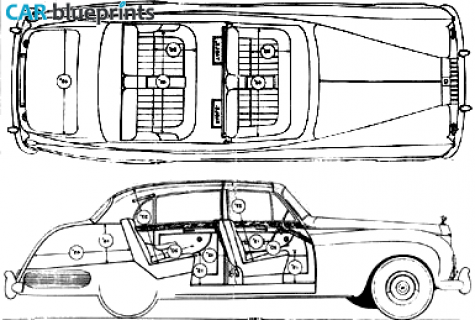 1960 Rolls-Royce Silver Cloud Touring Limousine blueprint