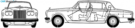 1981 Rolls-Royce Silver Wraith Sedan blueprint