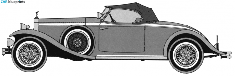 1960 Rolls-Royce Phantom Cabriolet blueprint