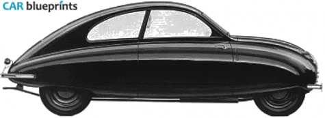 1948 Saab 92 Sedan blueprint