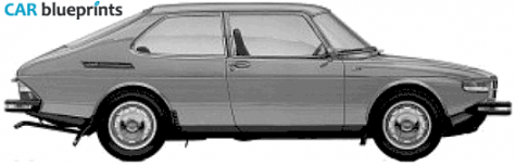 1987 Saab 99 Hatchback blueprint