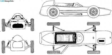 1963 Saab Formula Junior OW blueprint