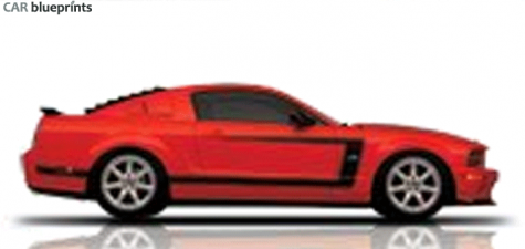 2009 Saleen H302 Supercharged Coupe blueprint