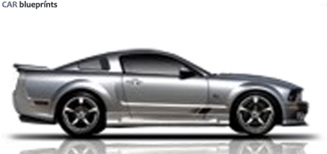 2009 Saleen S302 Extreme Coupe blueprint