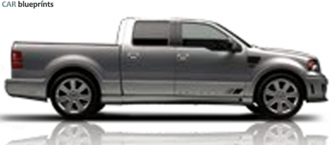 2009 Saleen S331 Supercrew Pick-up blueprint