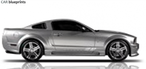 2009 Saleen Sterling Editing Coupe blueprint