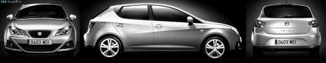 2009 Seat Ibiza Hatchback blueprint