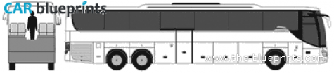 Setra S417GT-HD Bus blueprint