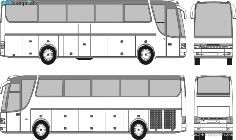 Setra Touring Bus blueprint